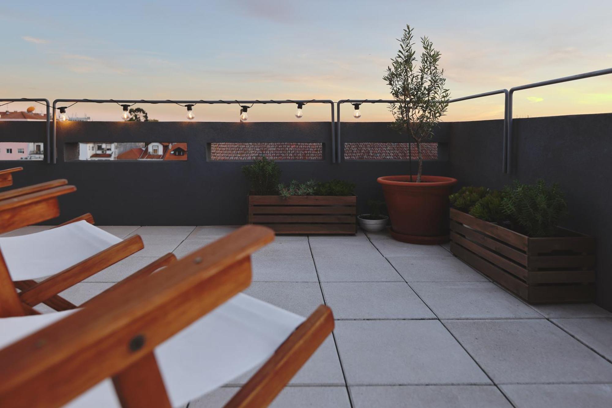 Ferienwohnung Boavista Sunlit Duplex With Terrace Porto Exterior foto